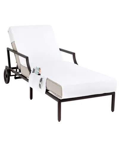 Linum Home Textiles Turkish Chaise Lounge Cover With Pockets