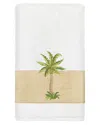 Linum Home Textiles Turkish Cotton Colton Embellished Bath Towel In White