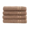 Linum Home Textiles Turkish Cotton Denzi 4-pc. Hand Towel Set In Brown