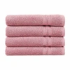 Linum Home Textiles Turkish Cotton Denzi 4-pc. Hand Towel Set In Pink