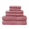 Linum Home Textiles Turkish Cotton Denzi 6-pc Bath Towel Set In Pink
