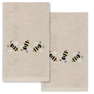 Linum Home Textiles Turkish Cotton Hand Towel In Brown