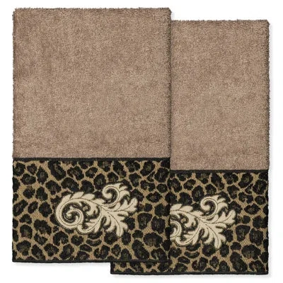 Linum Home Textiles Turkish Cotton Hand Towel In Latte
