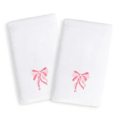Linum Home Textiles Turkish Cotton Hand Towel In Pink