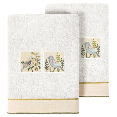 Linum Home Textiles Turkish Cotton Hand Towel In Silver