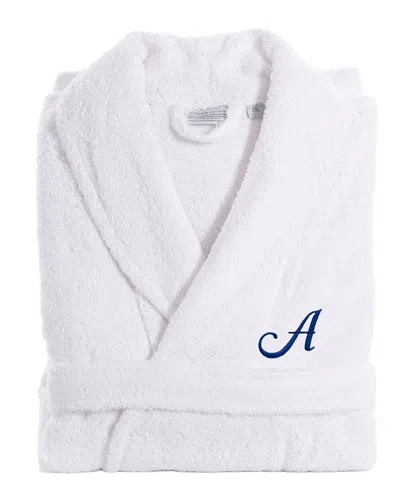 Linum Home Textiles Turkish Cotton Personalized Terry Bathrobe (monograma-z) In White