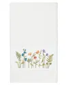 Linum Home Textiles Turkish Cotton Serenity Embellished Bath Towel In White