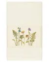 Linum Home Textiles Turkish Cotton Serenity Embellished Hand Towel In Cream