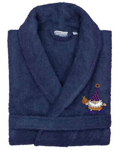Linum Home Textiles Turkish Cotton Terry Embroidered Unisex Halloween Bath Robe
