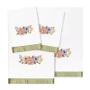 Linum Home Textiles Verano Embellished 4-pc. Bath Towel Set In White