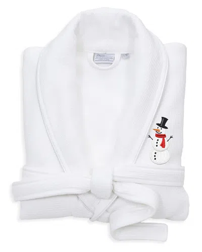 Linum Home Textiles Waffle Terry Embroidered Bathrobe