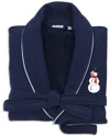 Linum Home Textiles Waffle Terry Embroidered Bathrobe