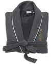 Linum Home Textiles Waffle Terry Embroidered Bathrobe
