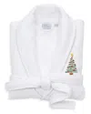 Linum Home Textiles Waffle Terry Embroidered Bathrobe