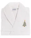 Linum Home Textiles Waffle Weave Embroidered Bathrobe