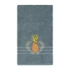 Linum Home Textiles Welcome Embellished Embellished Bath Towel In Blue
