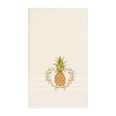 Linum Home Textiles Welcome Embellished Embellished Bath Towel In Sand
