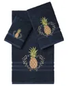 Linum Home Textiles Welcome Turkish Cotton 3pc Embellished Towel Set