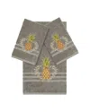 Linum Home Textiles Welcome Turkish Cotton 3pc Embellished Towel Set