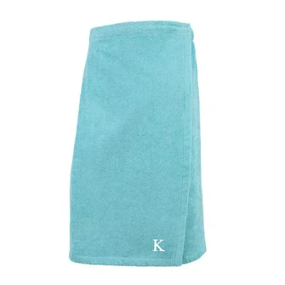 Linum Home Textiles Womens Personalized Quick Dry Bath Wrap In Blue
