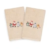 Linum Home Textiles Xmas Skating Party 2-pc. Hand Towel In Neutral