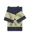 Linum Home Textiles Zoe Turkish Cotton 3pc Embellished Towel Set