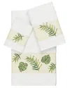 Linum Home Textiles Zoe Turkish Cotton 3pc Embellished Towel Set