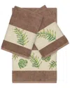 Linum Home Textiles Zoe Turkish Cotton 3pc Embellished Towel Set