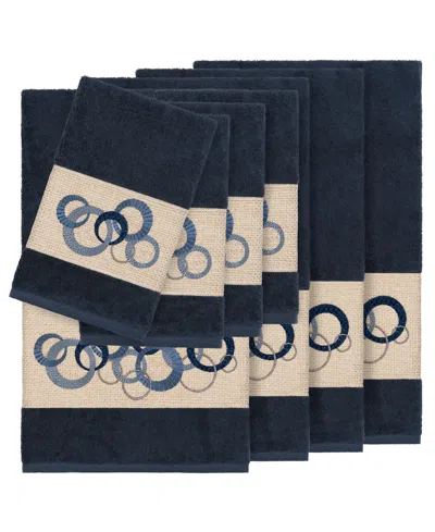 Linum Home Turkish Cotton Annabelle 8-pc. Embellished Towel Set