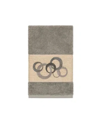 LINUM HOME TURKISH COTTON ANNABELLE EMBELLISHED HAND TOWEL
