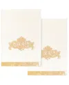Linum Home Turkish Cotton May Embellished 2-pc. Bath Towel Set In Beige