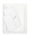 Linum Home Textiles Turkish Cotton Personalized Denzi White Towel Collection Bedding In White