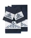Linum Home Turkish Cotton Scarlet 4-pc. Embellished Towel Set