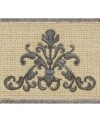 Linum Home Turkish Cotton Scarlet Embellished Hand Towel Bedding In Dark Grey