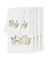 Linum Home Turkish Cotton Serenity 8-pc. Embellished Towel Set Bedding In White