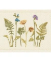 Linum Home Turkish Cotton Serenity Embellished Hand Towel Bedding In Cream