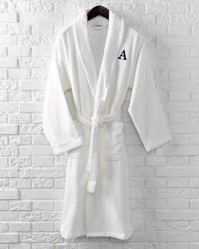 Linum Hometextiles Linum Home Textiles Unisex Luxury Hotel Spa Monogrammed Bathrobe Small/medium