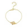 Linya Jewellery Women's Gold Amour Caged Pearl Chain Bracelet