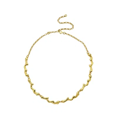 Linya Jewellery Women's Gold Dery Drop Necklace Choker