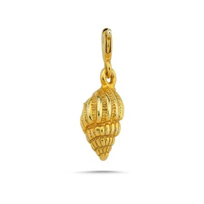 Linya Jewellery Women's Gold Sea Shell Charm