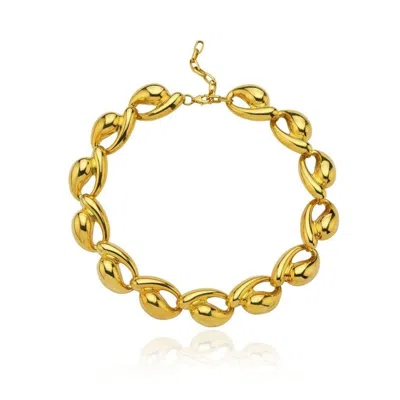 Linya Jewellery Women's Gold Tina Big Necklace