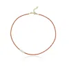 Linya Jewellery Women's Kely Red Coral Pearl Necklace In Red