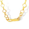 Linya Jewellery Women's Link Chain Gold Necklace In Gold