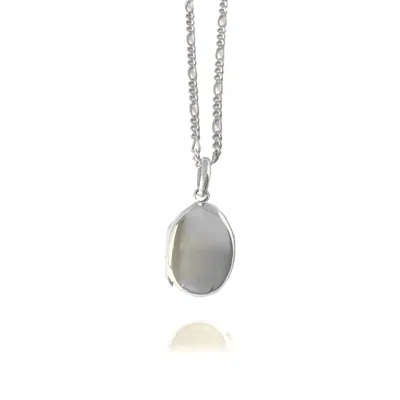 Linya Jewellery Women's Mini Locket Silver Necklace