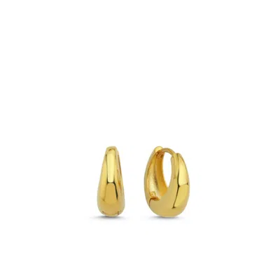 Linya Jewellery Women's Morf Mini Hoop Huggies Earrings Gold