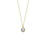Linya Jewellery Women's Purple Cosmic Chain Zodiac Necklace Lilac Birthstone In Purple