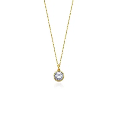 Linya Jewellery Women's Purple Cosmic Chain Zodiac Necklace Lilac Birthstone