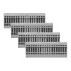Lionel 4.5 In. Ho Scale Straight Magnelock Track - Pack Of 4