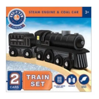 Lionel Collectors Steam Engine & Coal Car Wood Toy Train Set