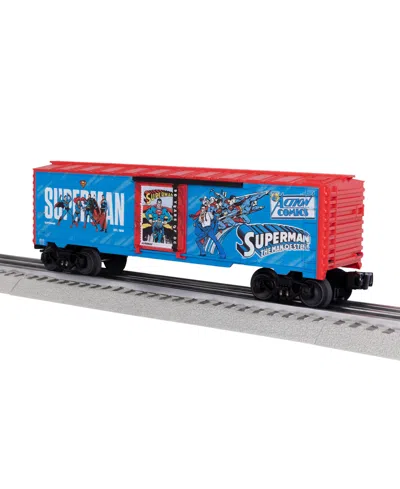 Lionel Dc Comics Superman And Dc O Gauge Model Train Boxcar In Multi